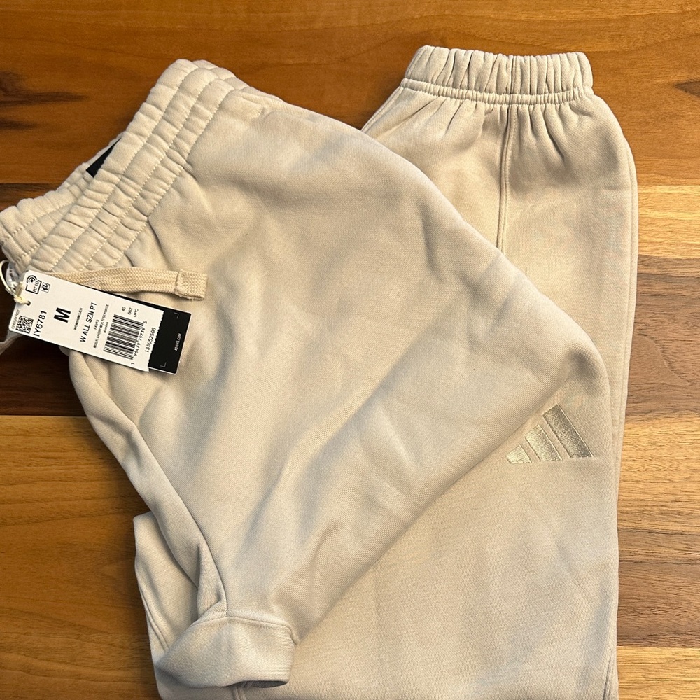 Adidas Kids Light Beige Sweatpants
